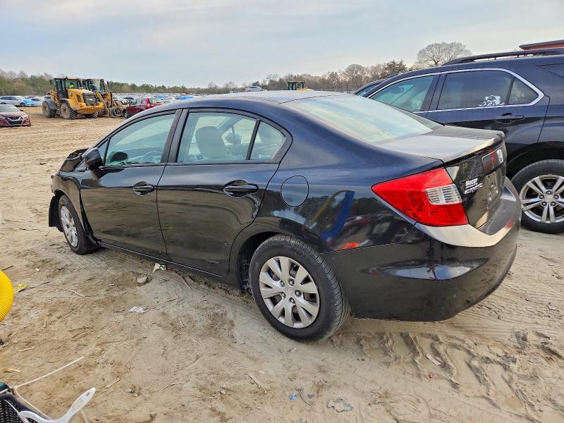 Photo 2 from auction – 2012 HONDA CIVIC LX with VIN 2HGFB2F53CH564150