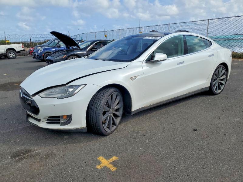 TESLA MODEL S 2014 with VIN 5YJSA1S18EFP43340 - Photo from auction