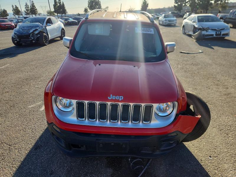 Photo 5 from auction – 2017 JEEP RENEGADE L with VIN ZACCJBDB9HPE93121