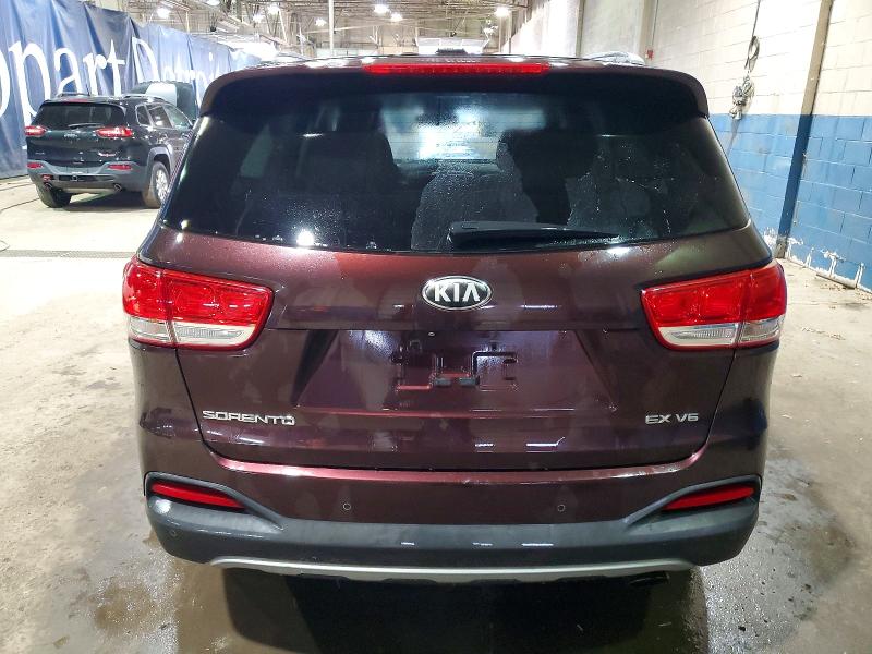 Photo 6 from auction – 2016 KIA SORENTO EX with VIN 5XYPH4A58GG070889