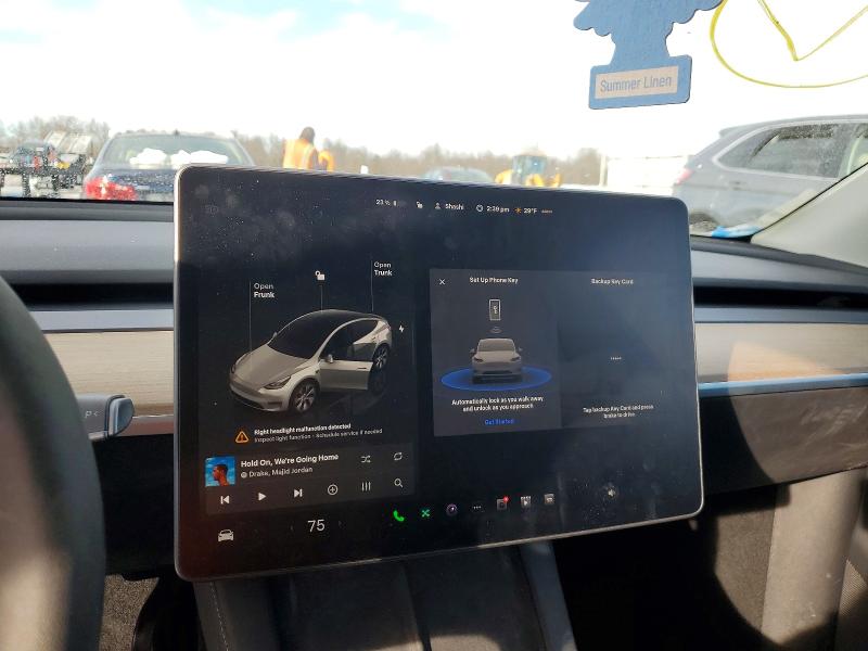 Photo 9 from auction – 2020 TESLA MODEL Y with VIN 5YJYGDEE5LF047962