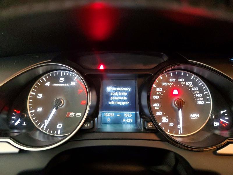 Photo 9 from auction – 2013 AUDI S5 with VIN WAUCGAFRXDA050129