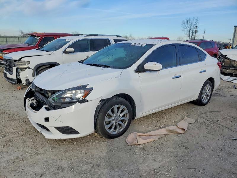 NISSAN SENTRA S 2019 with VIN 3N1AB7AP0KY428844 - Photo from auction