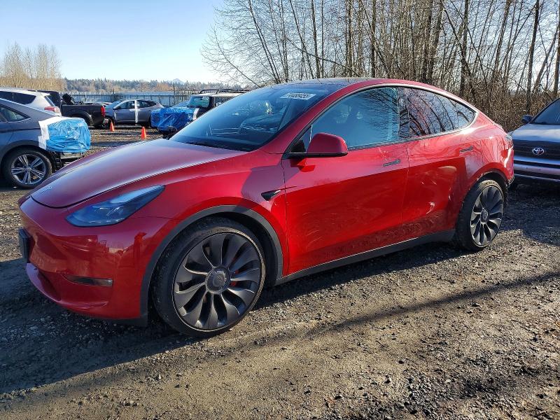 TESLA MODEL Y 2023 with VIN 7SAYGDEF9PF814942 - Photo from auction