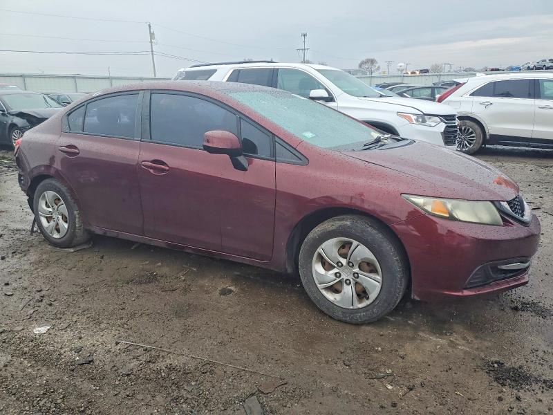 Photo 4 from auction – 2013 HONDA CIVIC LX with VIN 19XFB2F59DE007772