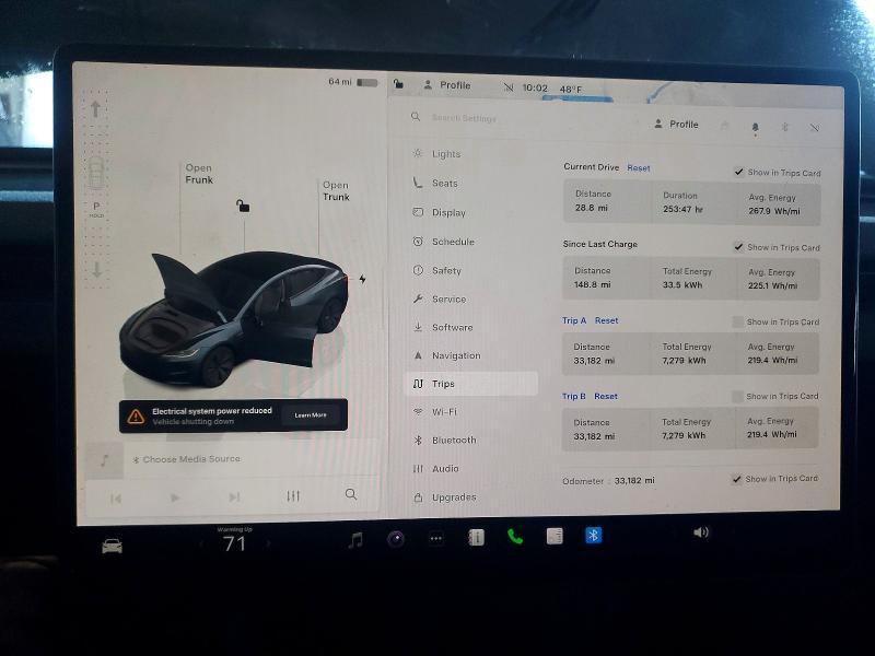 Photo 9 from auction – 2024 TESLA MODEL 3 with VIN 5YJ3E1EA5RF722603