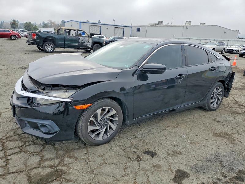 HONDA CIVIC EX 2017 with VIN 19XFC2F81HE222737 - Photo from auction
