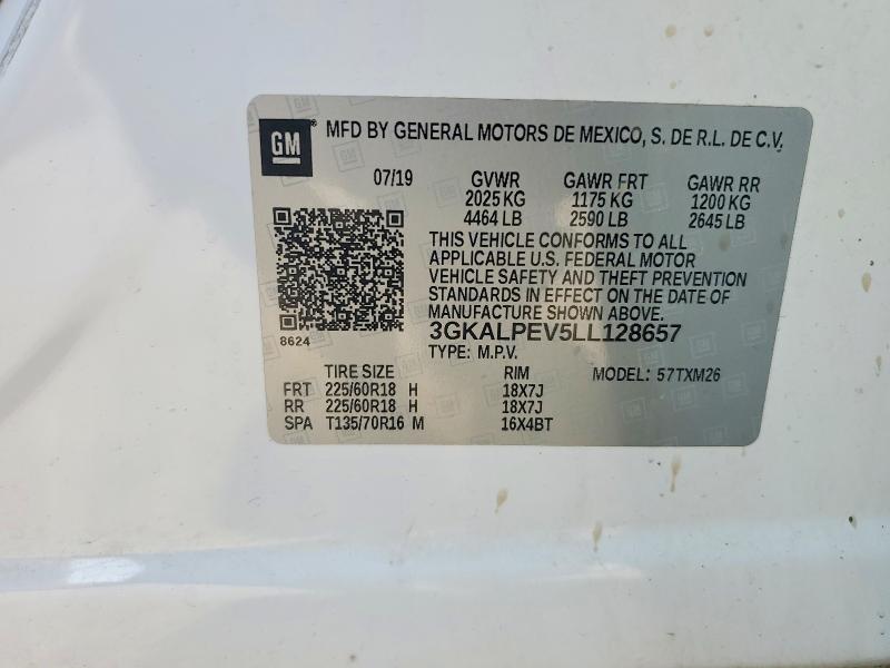 Photo 14 from auction – 2020 GMC TERRAIN SL with VIN 3GKALPEV5LL128657