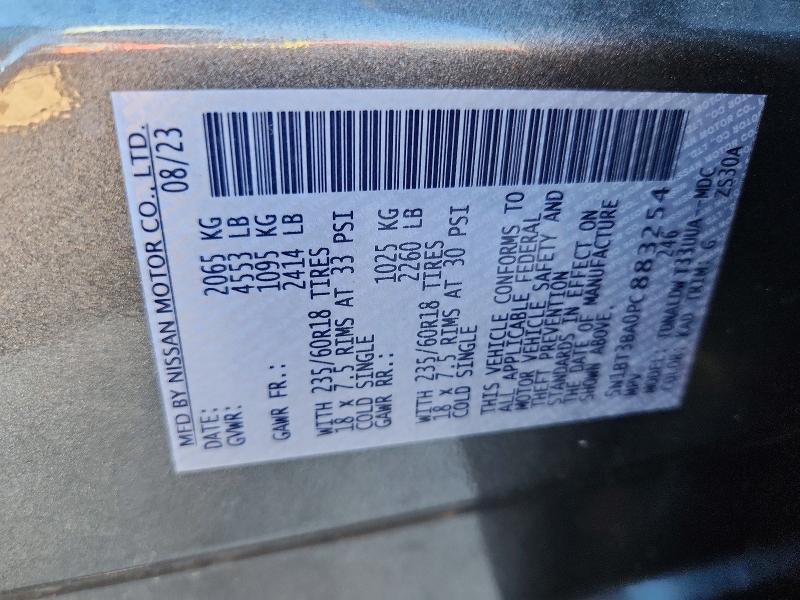Photo 14 from auction – 2023 NISSAN ROGUE with VIN 5N1BT3BA0PC883254