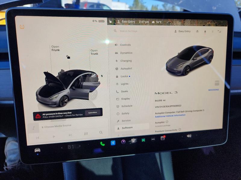 Photo 9 from auction – 2023 TESLA MODEL 3 with VIN 5YJ3E1EA3PF606622
