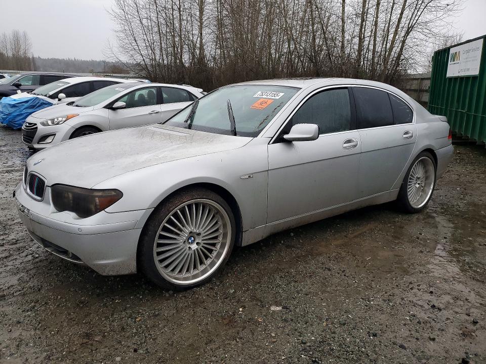 BMW 745 2003 с VIN WBAGL63443DP64550 - Снимка от търг