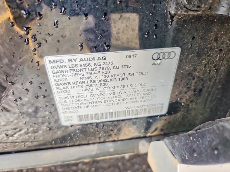 Photo 14 from auction – 2018 AUDI Q5 PRESTIG with VIN WA1CNAFY3J2057746