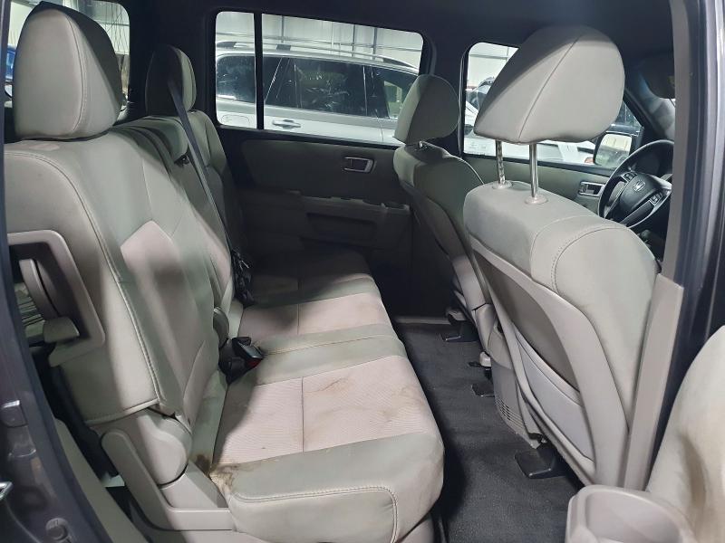 Photo 11 from auction – 2012 HONDA PILOT EX with VIN 5FNYF4H44CB004557