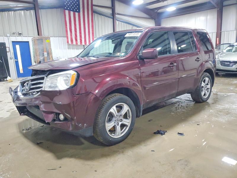 HONDA PILOT EXL 2012 with VIN 5FNYF4H58CB052295 - Photo from auction