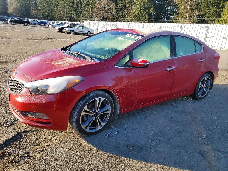KIA FORTE EX 2014 with VIN KNAFZ4A89E5106644 - Photo from auction