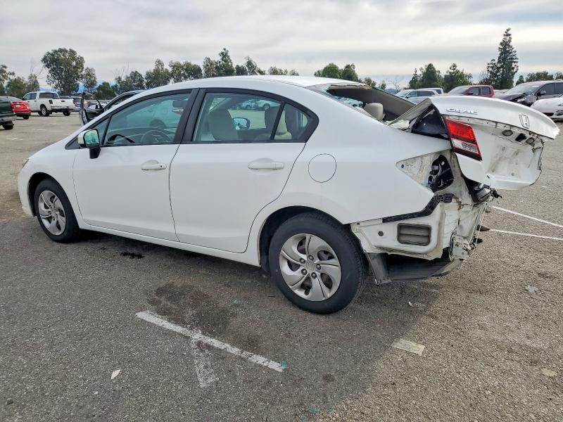 Photo 2 from auction – 2014 HONDA CIVIC LX with VIN 19XFB2F52EE201206