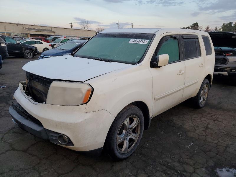 HONDA PILOT EXL 2012 with VIN 5FNYF4H52CB059100 - Photo from auction