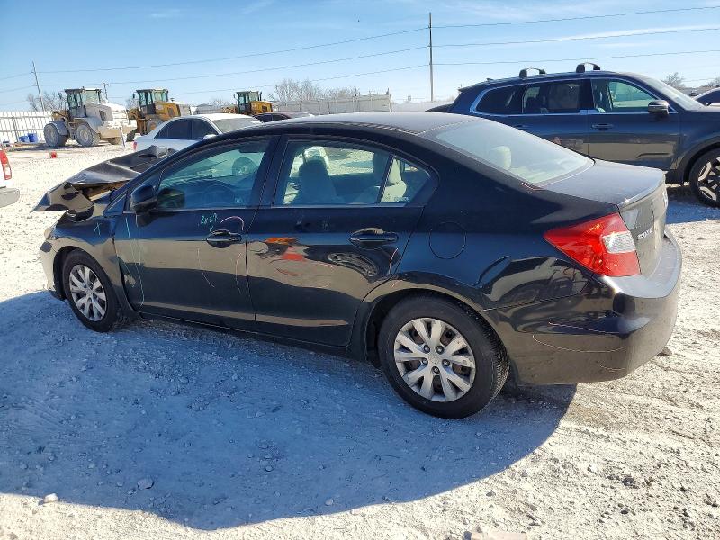 Photo 2 from auction – 2012 HONDA CIVIC LX with VIN 19XFB2F57CE321418