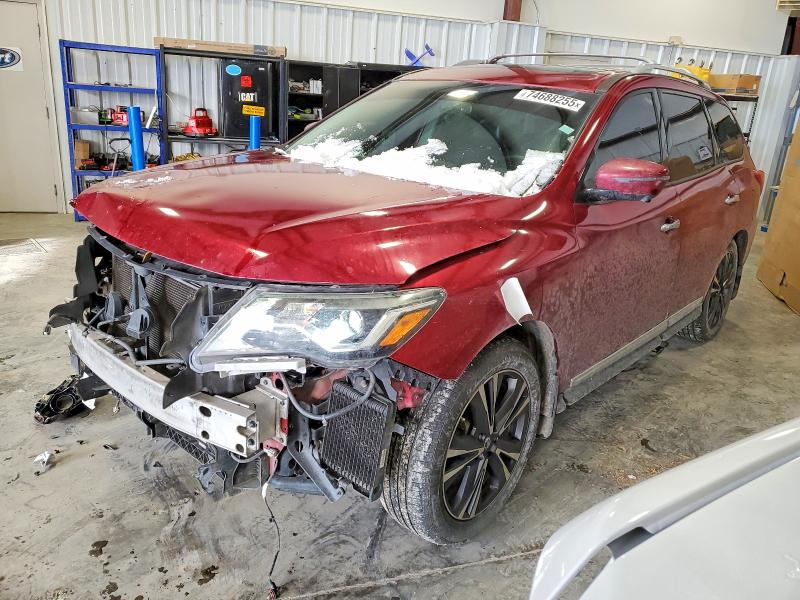 NISSAN PATHFINDER 2018 with VIN 5N1DR2MN4JC662393 - Photo from auction