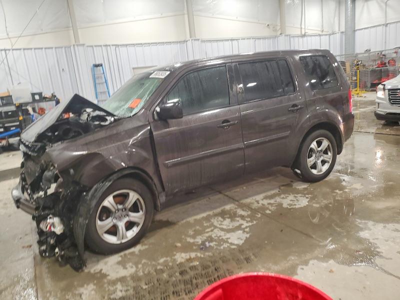 HONDA PILOT EXLN 2012 with VIN 5FNYF3H70CB001630 - Photo from auction