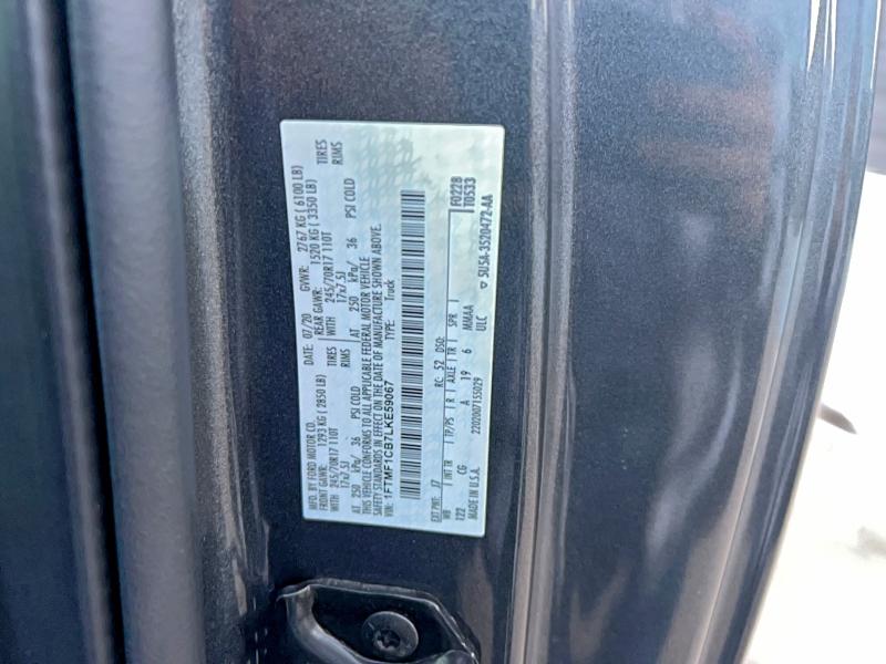 Photo 10 from auction – 2020 FORD F150 with VIN 1FTMF1CB7LKE59067