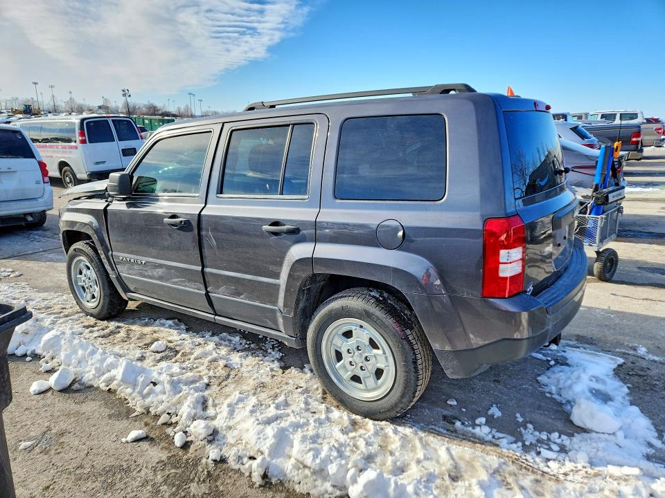 Photo 2 from auction – 2016 JEEP PATRIOT SP with VIN 1C4NJPBB4GD601473