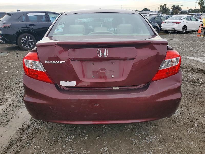 Photo 6 from auction – 2012 HONDA CIVIC LX with VIN 19XFB2F57CE038615