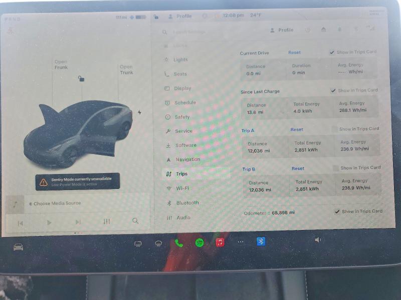 Photo 9 from auction – 2021 TESLA MODEL 3 with VIN 5YJ3E1EA0MF083555