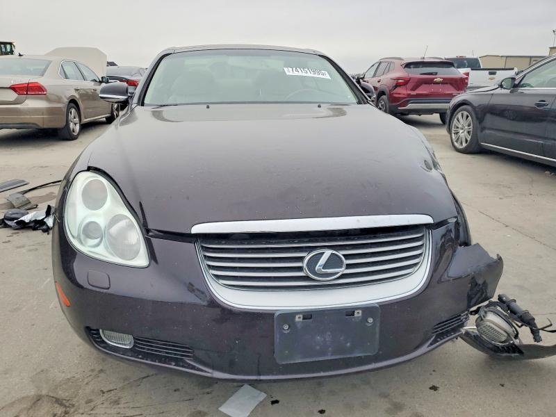 Photo 5 from auction – 2002 LEXUS SC 430 with VIN JTHFN48Y420035395