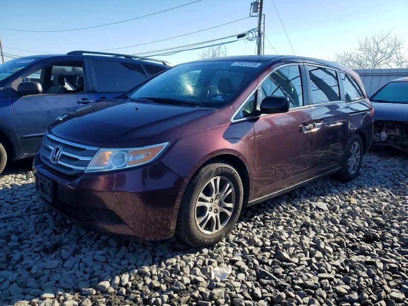 HONDA ODYSSEY EX 2013 with VIN 5FNRL5H41DB082461 - Photo from auction