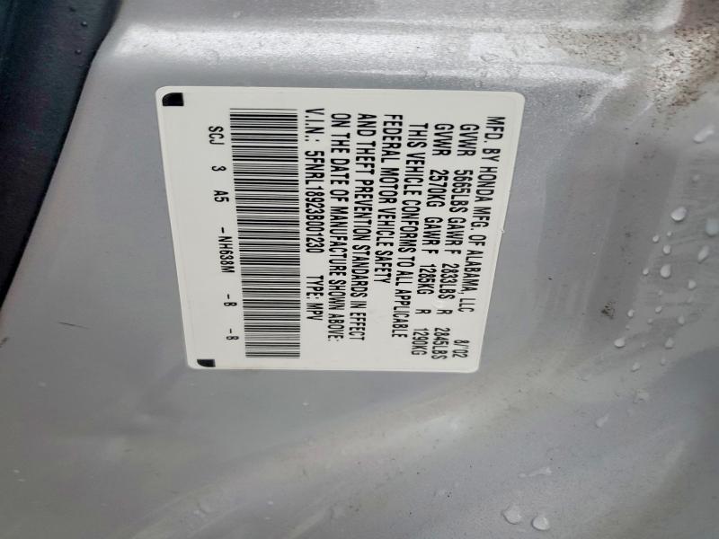 Photo 14 from auction – 2003 HONDA ODYSSEY EX with VIN 5FNRL18923B001230