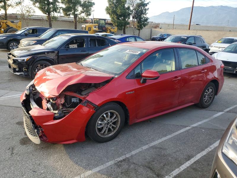 TOYOTA COROLLA LE 2020 with VIN JTDEBRBE7LJ002288 - Photo from auction