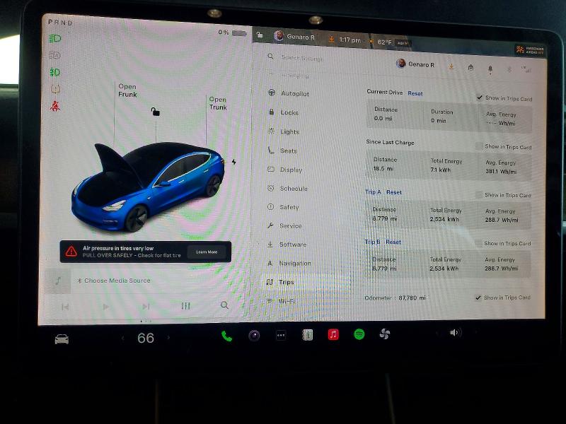 Photo 9 from auction – 2019 TESLA MODEL 3 with VIN 5YJ3E1EA5KF309196