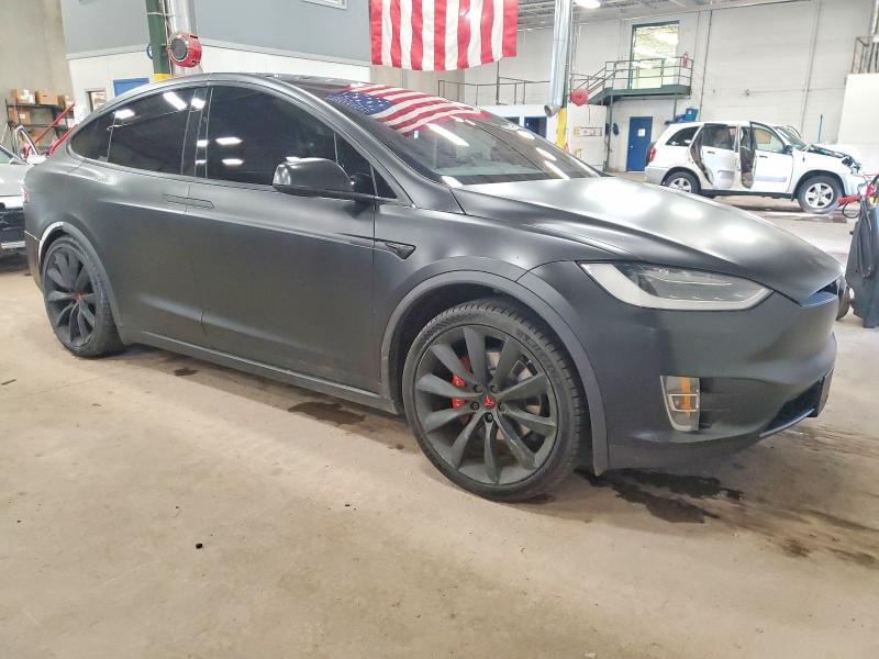 Photo 4 from auction – 2017 TESLA MODEL X with VIN 5YJXCBE24HF044513
