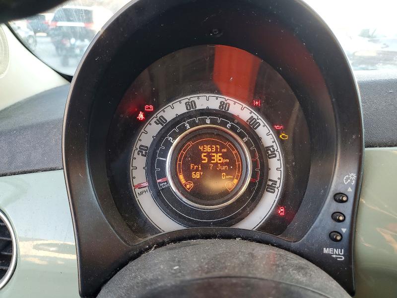 Photo 9 from auction – 2013 FIAT 500 POP with VIN 3C3CFFAR9DT554596
