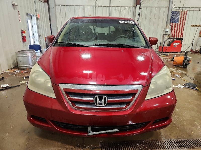Photo 5 from auction – 2005 HONDA ODYSSEY EX with VIN 5FNRL38465B406655