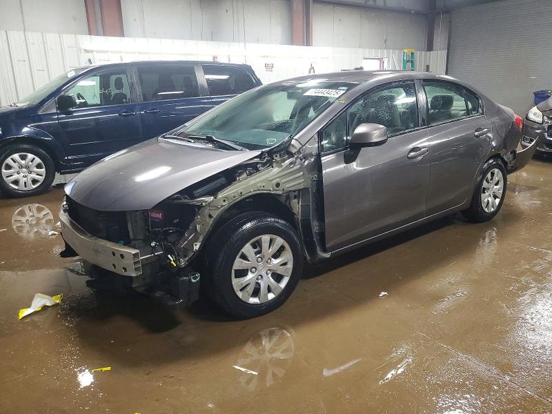 HONDA CIVIC LX 2012 with VIN 19XFB2F53CE326826 - Photo from auction