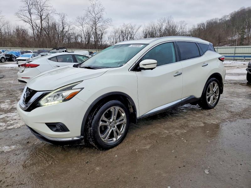 NISSAN MURANO S 2016 with VIN 5N1AZ2MH8GN159010 - Photo from auction