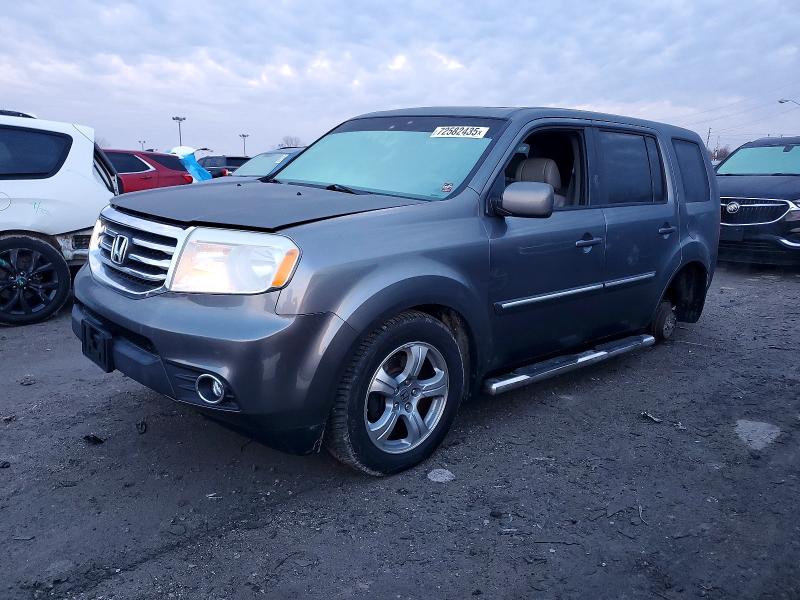 HONDA PILOT EXL 2012 with VIN 5FNYF4H5XCB028354 - Photo from auction