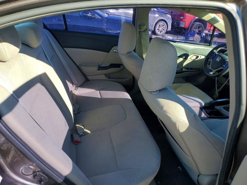Photo 10 from auction – 2012 HONDA CIVIC LX with VIN 19XFB2F5XCE015345