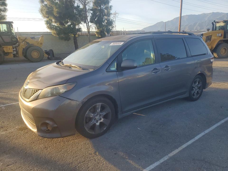 TOYOTA SIENNA SPO 2012 with VIN 5TDXK3DC7CS222213 - Photo from auction