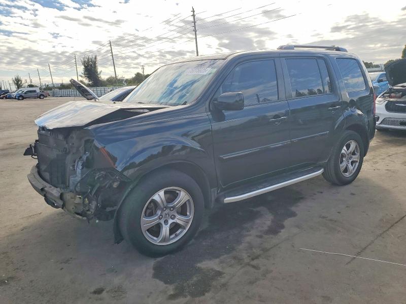 HONDA PILOT EX 2013 with VIN 5FNYF3H44DB017269 - Photo from auction