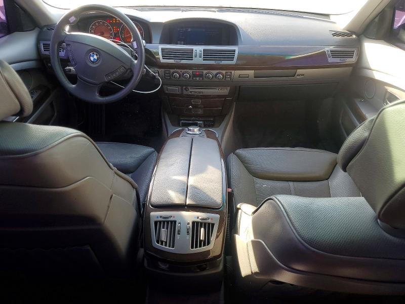 Photo 8 from auction – 2007 BMW 750 with VIN WBAHN83507DT76983