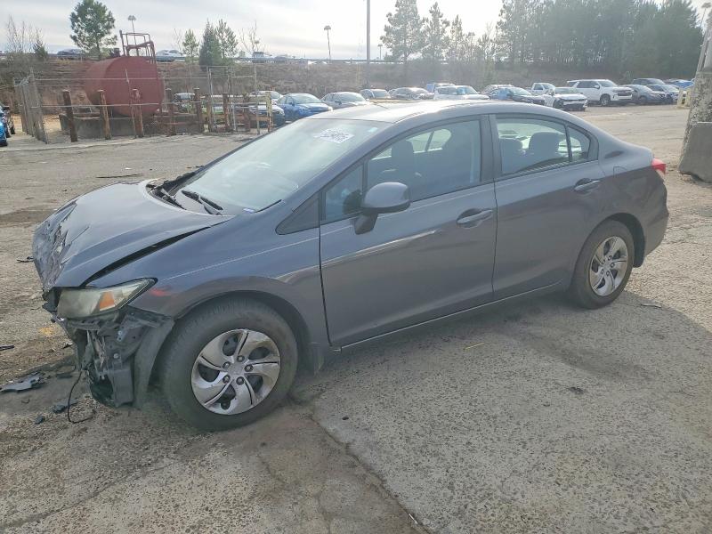 HONDA CIVIC 2013 with VIN 2HGFB2F50DH522424 - Photo from auction