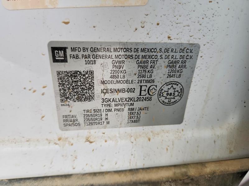 Photo 14 from auction – 2019 GMC TERRAIN with VIN 3GKALVEX2KL202458