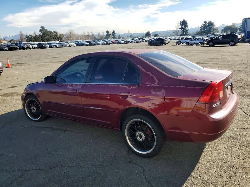 Photo 2 from auction – 2002 HONDA CIVIC LX with VIN 2HGES16542H585125