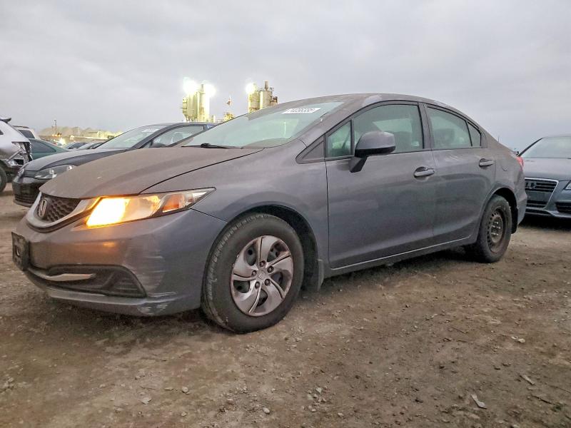 HONDA CIVIC LX 2013 with VIN 2HGFB2F50DH570179 - Photo from auction