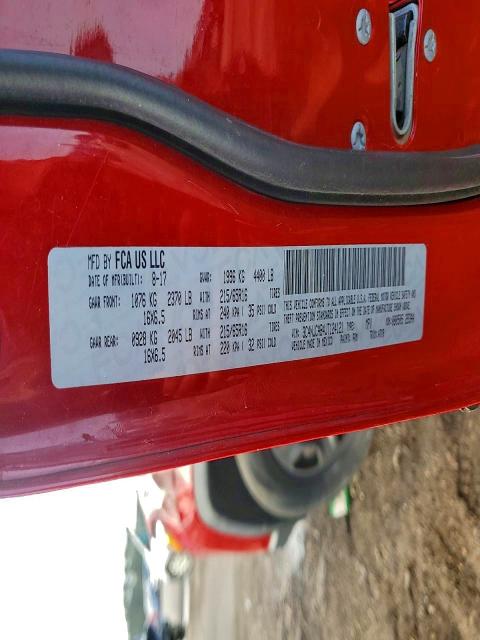 Photo 14 from auction – 2018 JEEP COMPASS with VIN 3C4NJCAB4JT124121