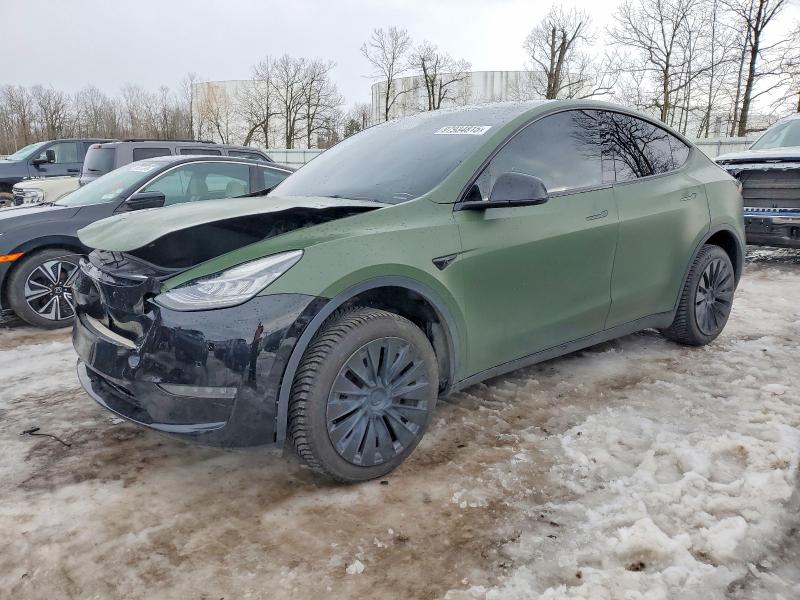 TESLA MODEL Y 2021 with VIN 5YJYGAEE3MF130676 - Photo from auction