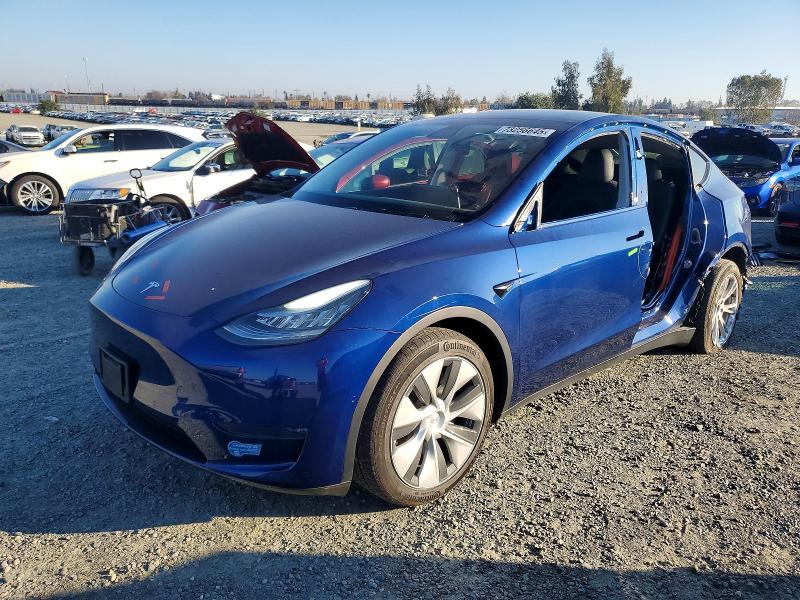 TESLA MODEL Y 2021 with VIN 5YJYGDEE9MF092114 - Photo from auction